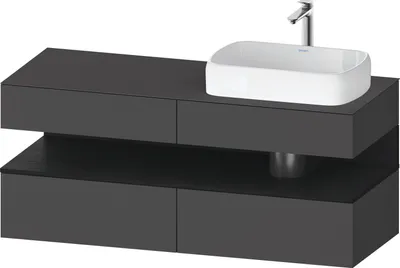 Produktbild von DURAVIT QA4766016490010 QTG KWTU WH Ek. 1400x550x600 Gt Mt. H