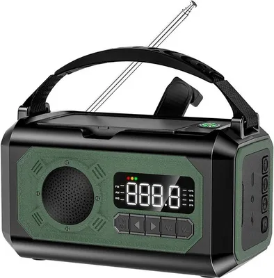 Produktbild von Noodradio - SOS-Notsender - Radio - Solarmodul - LED-Beleuchtung - Solarenergie - Notfallradio