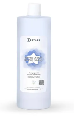 Produktbild von ECOVACS 1L Reinigungslösung für DEEBOT Staubsauger Roboter X1/X2/X5/X8/X9/X11/X12/T10/T20/T30/T50/T80/T90/T80S/N20/N30 Saugroboter, Originalzubehör
