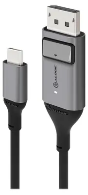 Produktbild von ALOGIC ULCDP02-SGR, 2 m, DisplayPort, USB Typ-C, Männlich, Männlich, Gerade