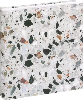 Obrázok produktu pre Walther fotoalbum Terrazzo Stone Black 30x30 cm 60 bielych strán
