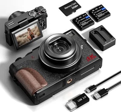 Produktbild von NBD Kamera 4K 56 MP, Autofokus, 16 fach Zoom, leicht, multifunktional und perfekt als Geschenk.