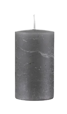 Produktbild von Rustic Stumpenkerzen grau, 250 x 70 mm, 1 Stück, Original Qualitäts durchgefärbte Kerzen Germany