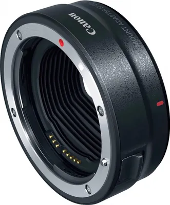 Produktbild von Canon Bajonettadapter EF-EOS R, Canon EF / EOS, Canon RF, Schwarz, Canon EOS R, 24 mm, 110 g