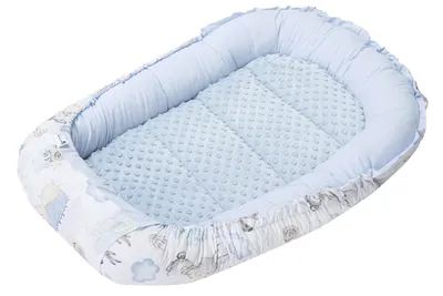 Image de Nid pour bébé, lit de voyage, nid pour bébé, 100 x 60 x 15, coton cerf hérisson