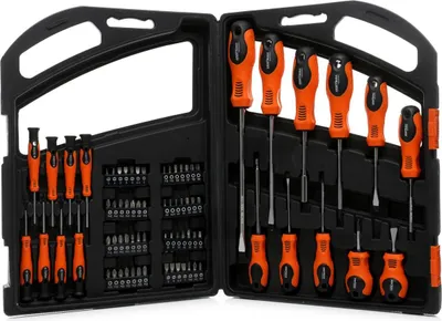 Produktbild von Kraft&Dele KD10904 Schraubendreher- und Bitsatz 75-teilig