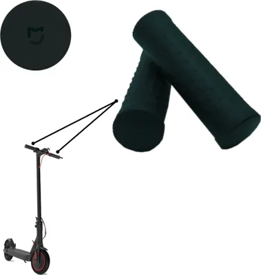 Zdjęcie produktu dla Gripy uchwyty kierownicy - kolor czarny - do Xiaomi M365 / M365 PRO / PRO 2 / 1S / Essential / Mi 3 / PRO 4