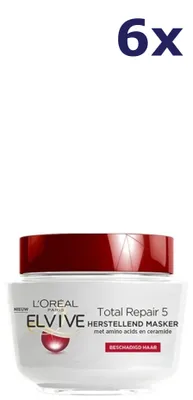 Produktbild von 6x L'Oréal Elvive Haarmaske 300 ml Total Repair 5