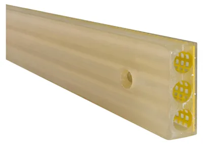 Produktbild von Moravia Rampenfender MORION 35 x 90 mm Länge 1000 mm mit eingegossener Stahllochplatte