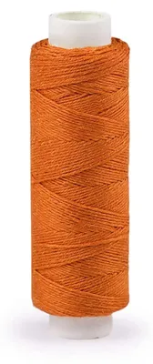 50m Nähgarn Leinen-Garn Leinenzwirn Klöppelgarn Nähfaden Leinengarn Farbwahl orange