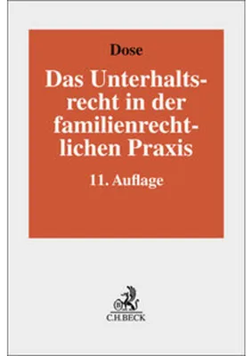 Produktbild von Das Unterhaltsrecht in der familienrechtlichen Praxis