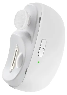Produktbild von 2-in-1 Elektrischer Nagelknipser & Nagelpolierer, USB-C Nageltrimmer mit LED Licht, leiser Nagelschneider mit Auffangbehälter