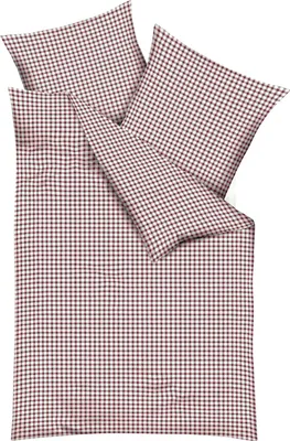 Produktbild von Kaeppel Bettwäsche Vichy" rot 1x 135x200 cm + 1x 80x80 cm"