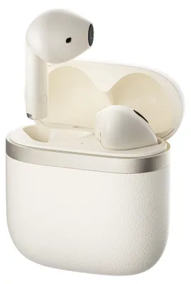 Obrázek produktu pro Bezdrátová sluchátka Edifier W200Ts, potlačení hluku, Bluetooth 5.4 AptX, až 4 hodiny, IP54, béžová