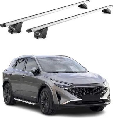 Image de Barres de toit transversales pour Nissan Qashqai J12 2021-2025 Alu Gris 2x ABE