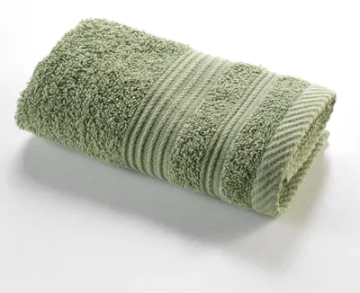 Productafbeelding van Zachte badkameraccessoire, gastendoek (30 x 50 cm), Fougère, katoen, effen kleur