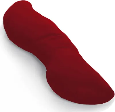 Produktbild von Kissenbezug für Centa Star Hippo Seitenschläferkissen Bezug in der Farbe 37-rot - aus 96% Baumwolle und 4% Elasthan