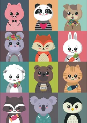 Produktbild von YAZZ Puzzle Veselá zvíř átka 1000 dílků