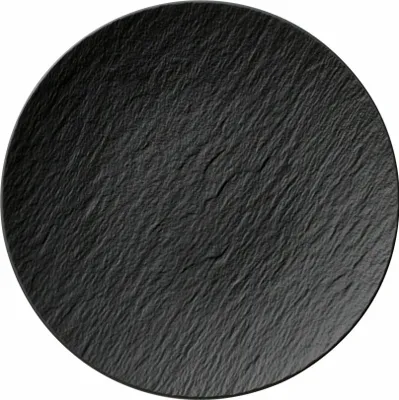 Produktbild von Villeroy & Boch 1042392630, Suppenteller, Rund, Porzellan, Schwarz, 25 cm, 600 g