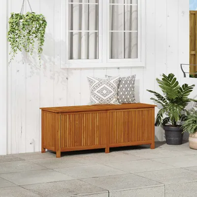 Produktbild von Möbel Garten-Aufbewahrungsbox 150x50x58 cm Massivholz Akazie - Gartenboxen &38448