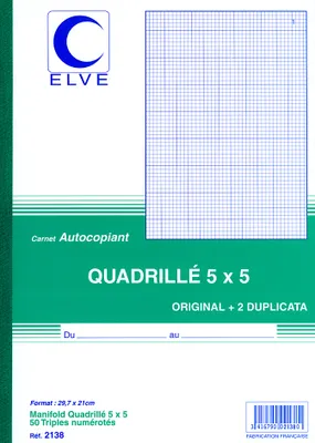 Image de ELVE Notizbuch, 105 x 140 mm, kariert (5/5)