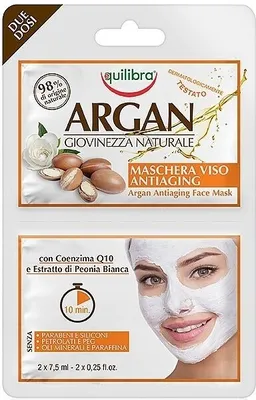 Produktbild von Equilibra Mask Face Argan 2x 7,5ml