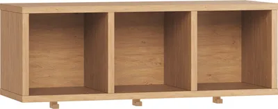 Produktbild von Hängeregal / Wandregal, Farbe: Eiche - Abmessungen: 35 x 90 x 30 cm (H x B x T)