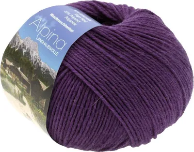 Produktbild von Lana Grossa - Alpina Landhauswolle 0076 violett