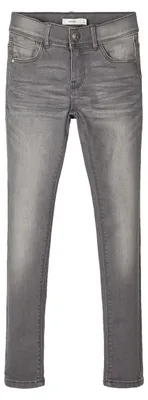 Produktbild von NAME IT Mädchen Skinny Fit Stretch Jeans in Denim grau