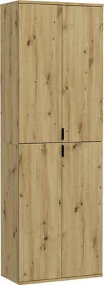Produktbild von ProjektX Kleiderschrank 4 Türen Eiche Nachbildung.