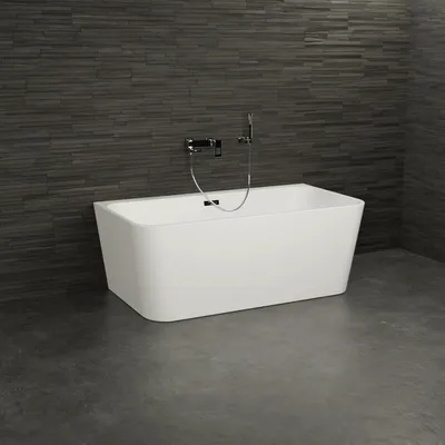 Produktbild von Freistehende Badewanne  Mint 150 weiß  150 x75 x57 cm