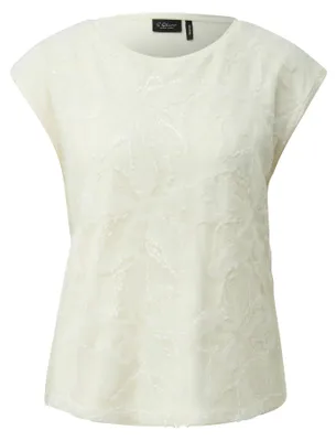 Produktbild von s.Oliver Damen Blusenshirt Regular Fit ärmellos weiß