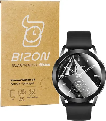 Produktbild von Bizon Glas Uhr Hydrogel Xiaomi Uhr S3 47 mm [2 PACK]