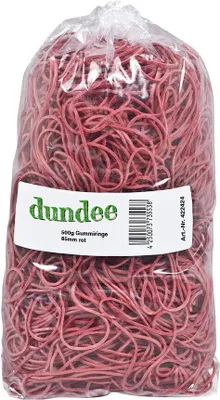 Produktbild von dundee Gummiringe rot, Ø 8,5 cm, 500,0 g