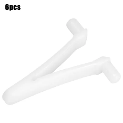 Image de 6PCS Pool Supply Butterfly V Clip for Pool Spa Brush, Leaf Rake, Leaf Skimmer, Vacuum Head (Clip en V pour brosse de spa de piscine, râteau à feuilles, écumoire à feuilles, tête d'aspirateur)