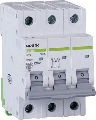 Obrázek produktu pro Jistič Noark 100143 3P, C, 16 A, 6 kA