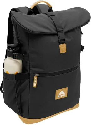 Produktbild von Große schwarze Rolltop-Rugzak 30-35L mit Laptopfach und Kühlvakuum