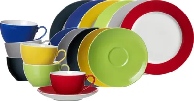 Produktbild von Ritzenhoff & Breker DOPPIO Kaffeeservice 18-teilig Mix