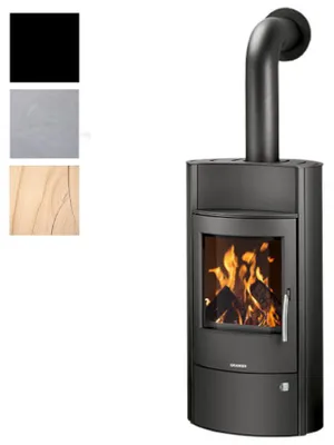 Produktbild von Oranier | Kaminofen | Pori Aqua 2 | 10 kW | Stahl Schwarz, Farbwahl