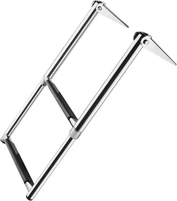 Produktbild von Schwimmleiter Klappbar - Sichere Zugangslösung - 58,8 cm - Silber