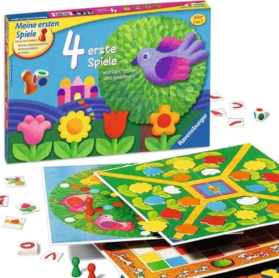 Image de Ravensburger, 4 premiers jeux, Jeux pour enfants, 21417