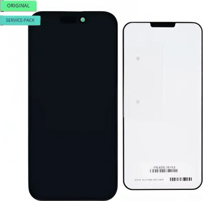 Produktbild von Original Super Retina XDR OLED Display Touchscreen Bildschirm Schwarz für iPhone 16 & Werkzeug