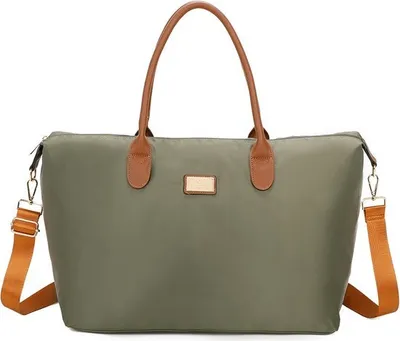 Produktbild von Gallantry Damen Schultertasche in D. Grün - Trendige Handtasche, Shopper, Wochenendtasche, Strandtasche, Einkaufstasche
