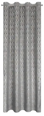 Zdjęcie produktu dla Eurofirany 388502, Przezroczysty, Szary, Wzór, Poliester, Oczko, 200 g/m²