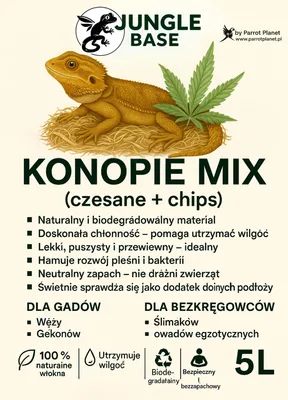 Obrázok produktu pre Jungle Base Conopia Mixed Substrate 5L - prírodná zemina do terária pre plazy a hmyz