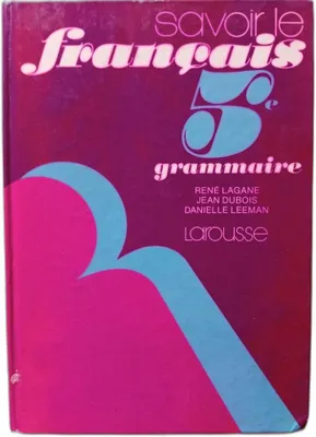 Image de Savoir le français, grammaire. 5°