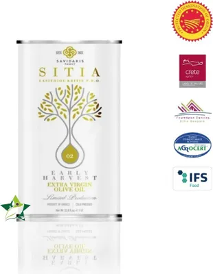 Produktbild von SI-MEL 12037 Natives Olivenöl Extra 3L Dose - Frühe Ernte PDO Sitia Kreta