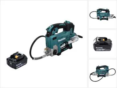 Immagine prodotto di Ingrassatore a batteria Makita DGP 180 G1 18 V 690 bar + 1x batteria ricaricabile 6.0 Ah - senza caricabatterie