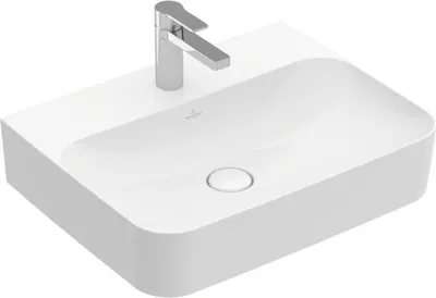 Produktbild von Villeroy & Boch V&B Waschtisch FINION m verd. ÜL ViFlow 600x470mm we C+