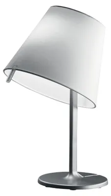 Produktbild von Nachttischlampe mit E27-Sockel, Aluminium in Grau, schwenkbar